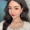 20CHANEL香奈儿黑皮绳双c耳钉耳环
