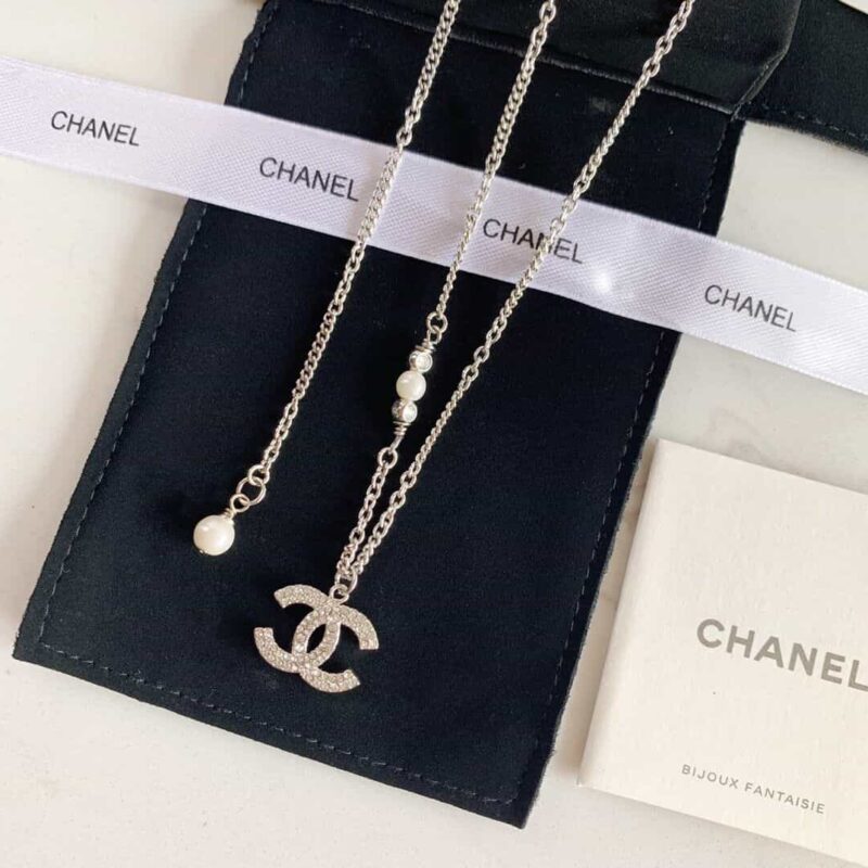 CHANEL香奈儿双c珍珠项链