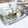 春冬DIOR迪奥jadior珍珠耳钉耳环
