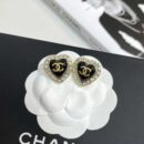 CHANEL香奈儿双c桃心耳钉耳环