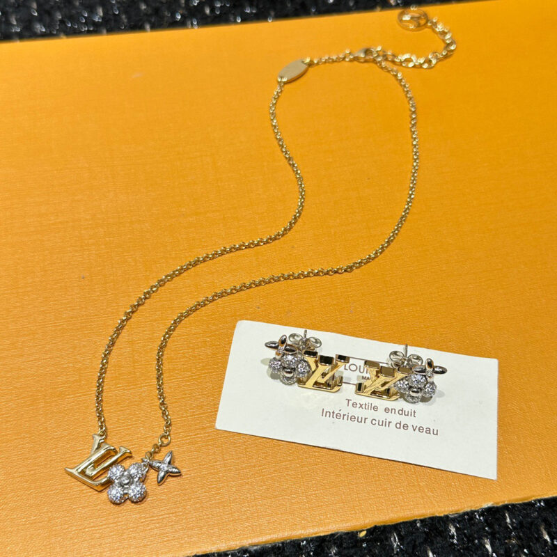 M01265 ☀Louis Vuitton 路易威登LV GRAM 耳环耳钉 项链 - Image 8