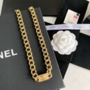 20CHANEL香奈儿双c金色项链手链耳钉耳环