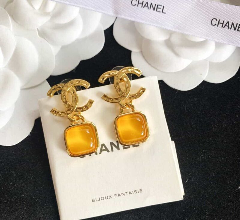 CHANEL香奈儿双c耳钉耳环 - Image 2
