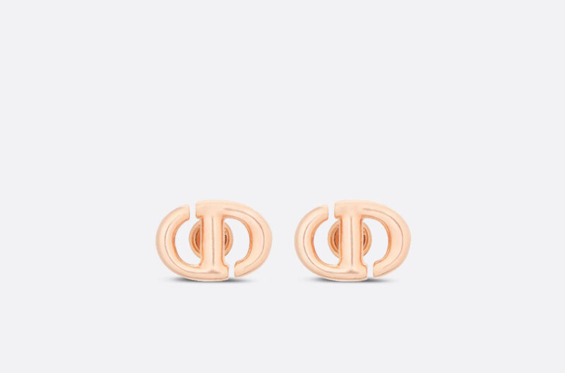 ☑️DIOR迪奥玫瑰金CD耳钉耳环 - Image 4