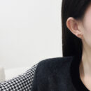 ☑️DIOR迪奥玫瑰金CD耳钉耳环