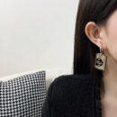 ☀️☑️ 香奈儿C2双c方牌耳钉耳环 ☀️