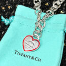 ☀Tiffany&Co.蒂芙尼LOVE系列红色爱心桃心项链