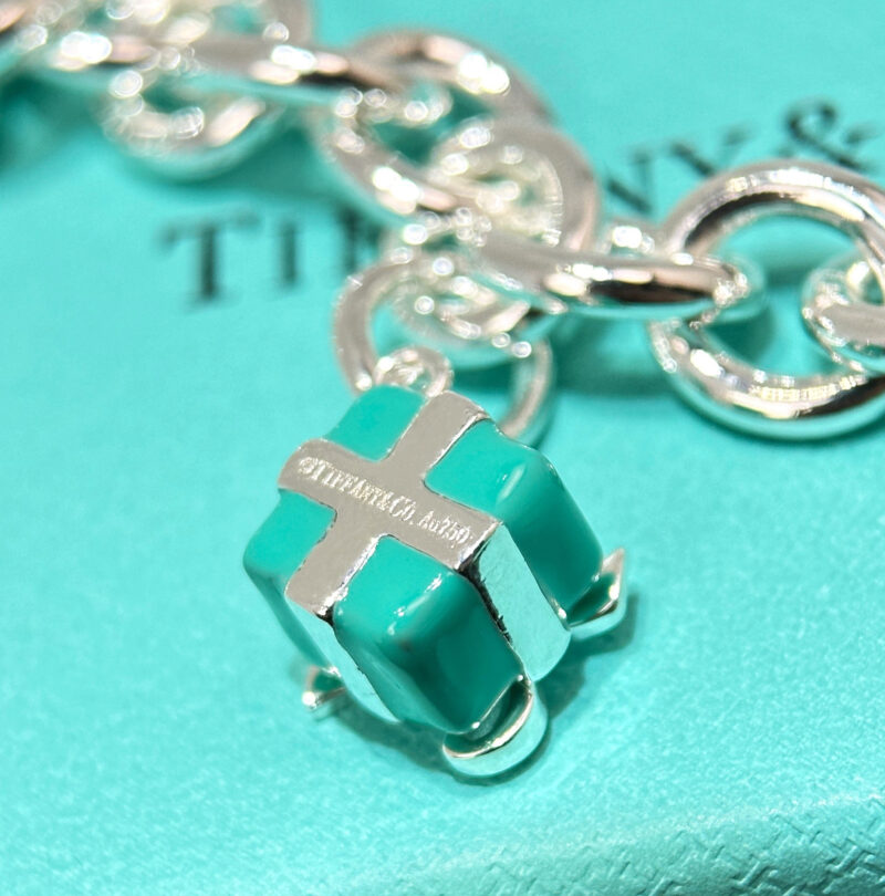 ☀Tiffany&Co.蒂芙尼LOVE系列蓝色礼物盒手链 - Image 9