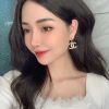 20CHANEL香奈儿双c珍珠耳钉耳环
