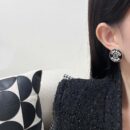 ☀️☑️ 香奈儿c1双c圆形耳钉耳环 ☀️