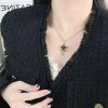 ☀️☑️ 香奈儿双C五角星⭐星星项链 ☀️