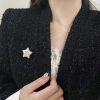 ☀️☑️ 香奈儿双C五角星⭐星星胸针 ☀️