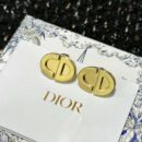 ☑️DIOR迪奥金色CD耳环耳钉