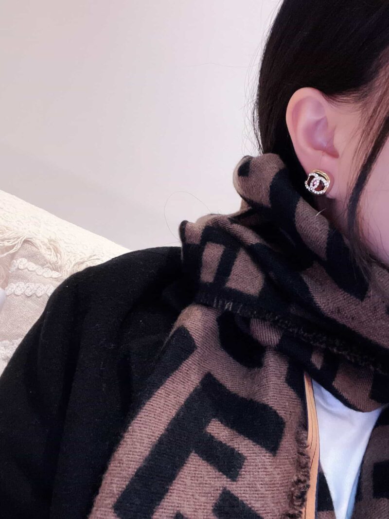 CHANEL香奈儿双c耳钉耳环 - Image 2