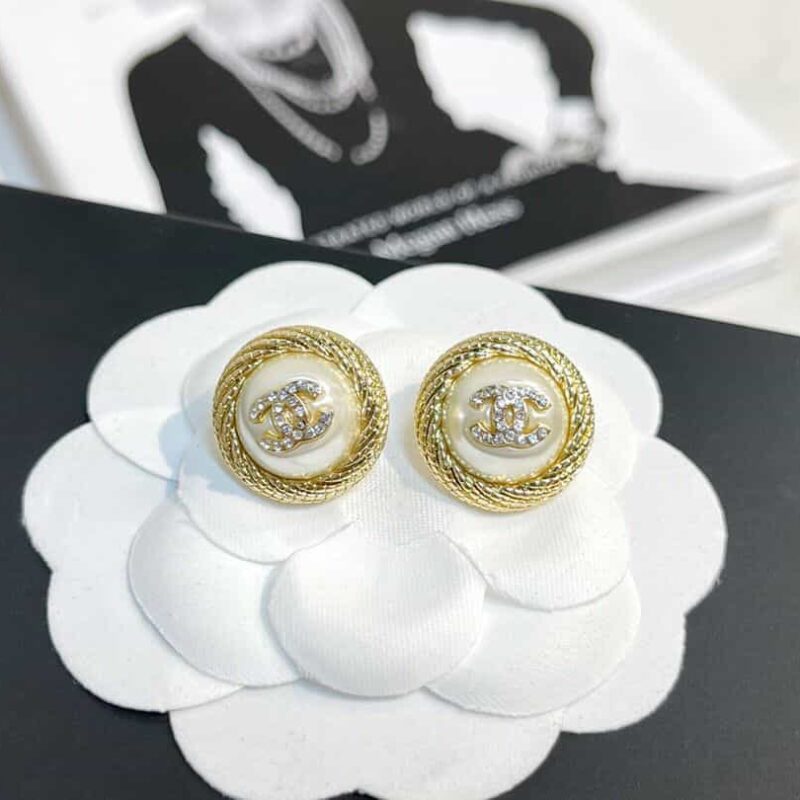 CHANEL香奈儿双c耳钉耳环