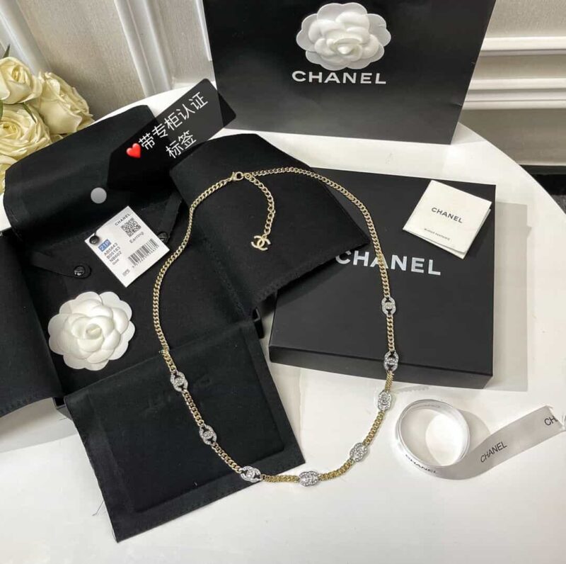 CHANEL香奈儿双c长款腰带 腰链 项链