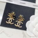 CHANEL香奈儿双c珍珠耳钉耳环