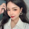 20CHANEL香奈儿双c珍珠耳钉耳环