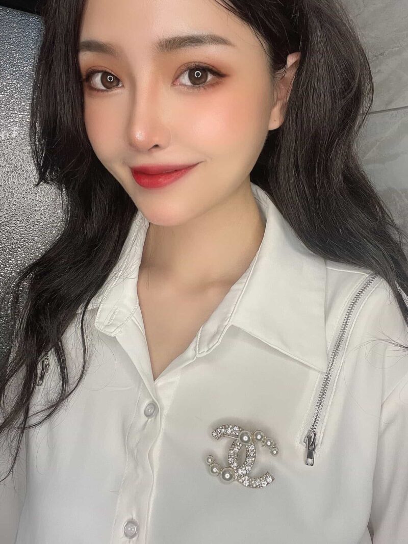 CHANEL香奈儿双c珍珠胸针 - Image 2