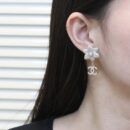 ☀️☑️ 香奈儿c2双c花朵耳钉耳环 ☀️