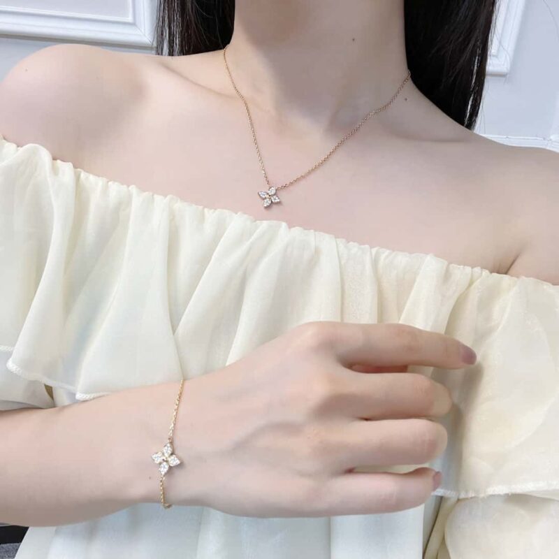 Louis Vuitton 路易威登Blossom 系列 四叶草项链 - Image 3