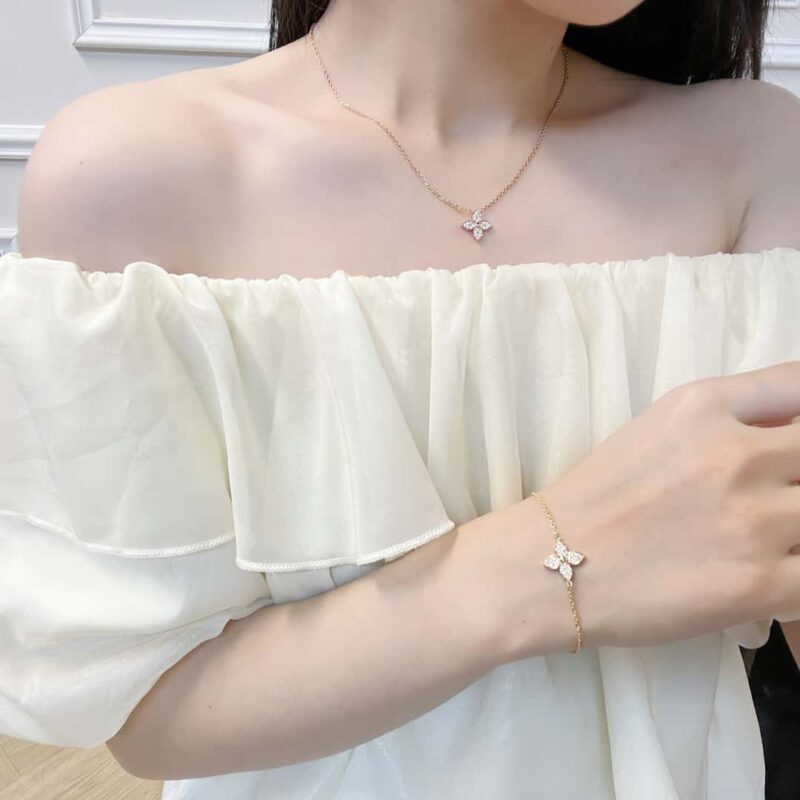 Louis Vuitton 路易威登Blossom 系列 四叶草项链 - Image 5