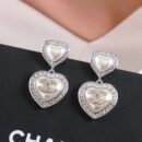 ☑️CHANEL香奈儿c2双c双桃心爱心耳钉耳环