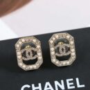 ☑️CHANEL香奈儿c1双c八边形珍珠耳钉耳环