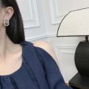 ☑️CHANEL香奈儿c1双c八边形珍珠耳钉耳环