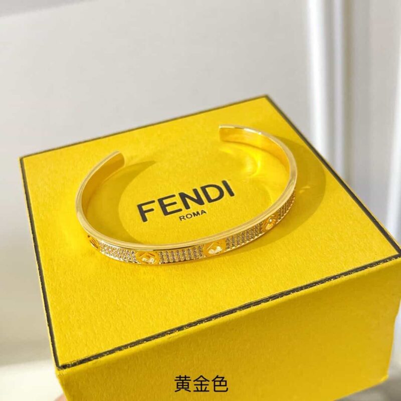 FENDI芬迪F字母满天星开口手镯 - Image 4