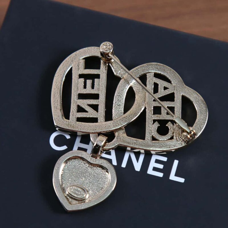 ☑️CHANEL香奈儿三个爱心桃心胸针 - Image 7