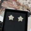 ☀️☑️ 香奈儿双C五角星⭐星星耳钉耳环 ☀️