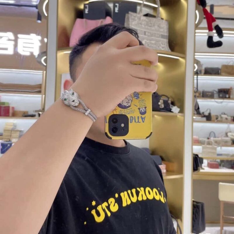☀️卡地亚PANTHÈRE DECARTIER丛林系列满钻豹子项链 手链 ☀️ - Image 17
