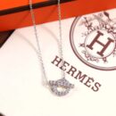 爱马仕HERMES满钻OT耳钉耳环 项链
