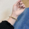 IMG_58220.jpg ☀ BOUCHERON/宝诗龙插孔环扣带钻光面手链 ☀