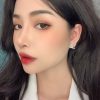 CHANEL香奈儿双c满钻耳钉耳环