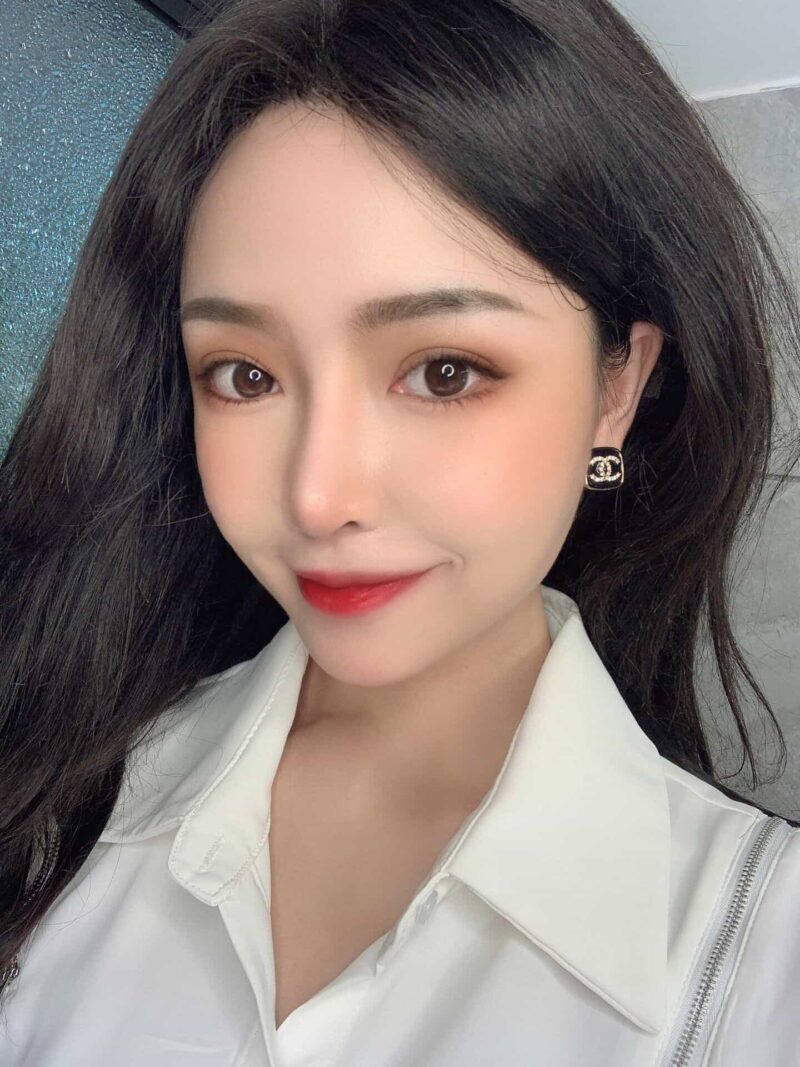 20CHANEL香奈儿双c耳钉耳环 - Image 2