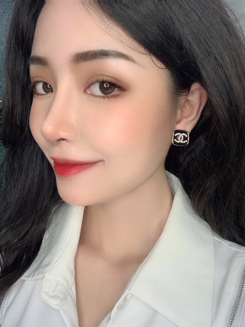 20CHANEL香奈儿双c耳钉耳环 - Image 3