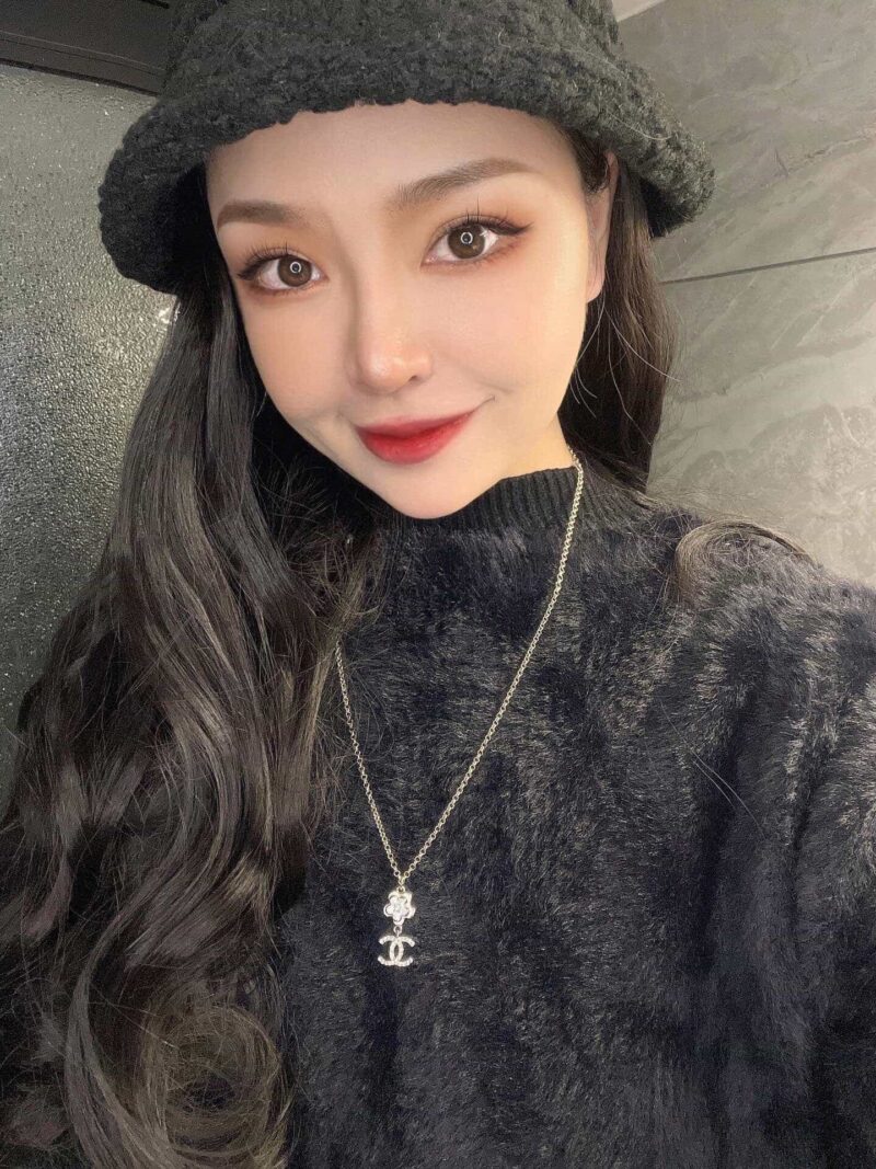 CHANEL香奈儿双c山茶花项链 - Image 2
