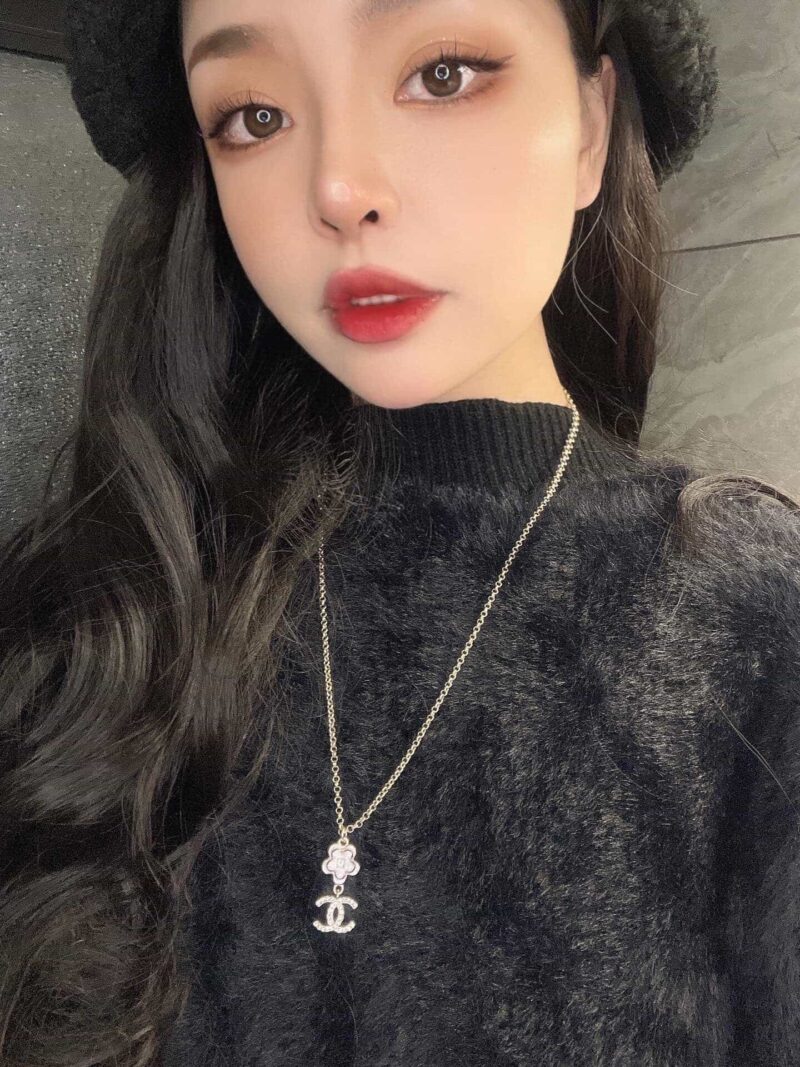 CHANEL香奈儿双c山茶花项链 - Image 3