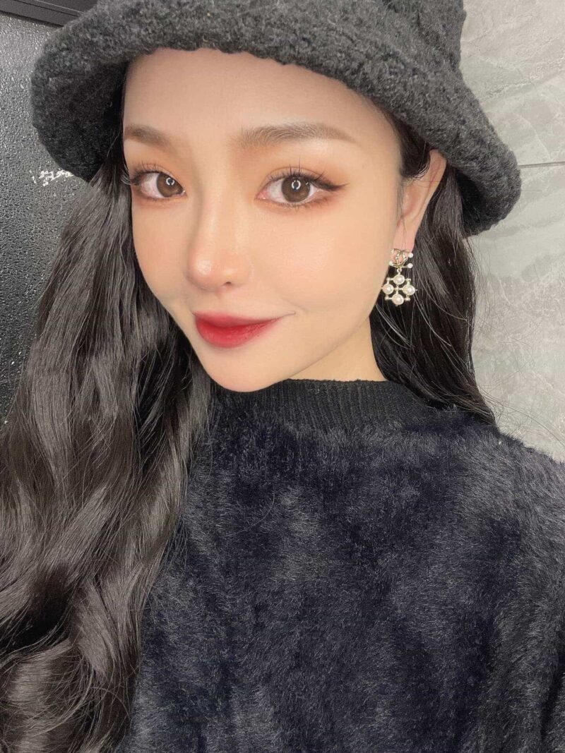 CHANEL香奈儿双c珍珠耳钉耳环 - Image 2