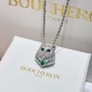 ☀ BOUCHERON/宝诗龙满钻龙猫项链 耳钉 ☀