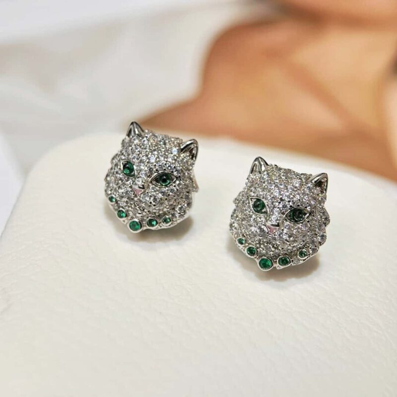 ☀ BOUCHERON/宝诗龙满钻龙猫项链 耳钉 ☀ - Image 22