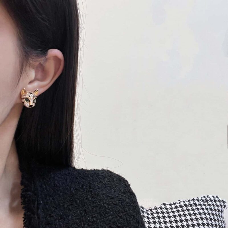 ☀ BOUCHERON/宝诗龙满钻龙猫项链 耳钉 ☀ - Image 6