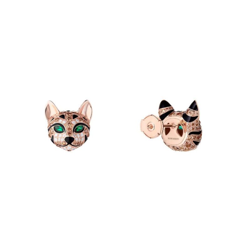 ☀ BOUCHERON/宝诗龙满钻龙猫项链 耳钉 ☀ - Image 9