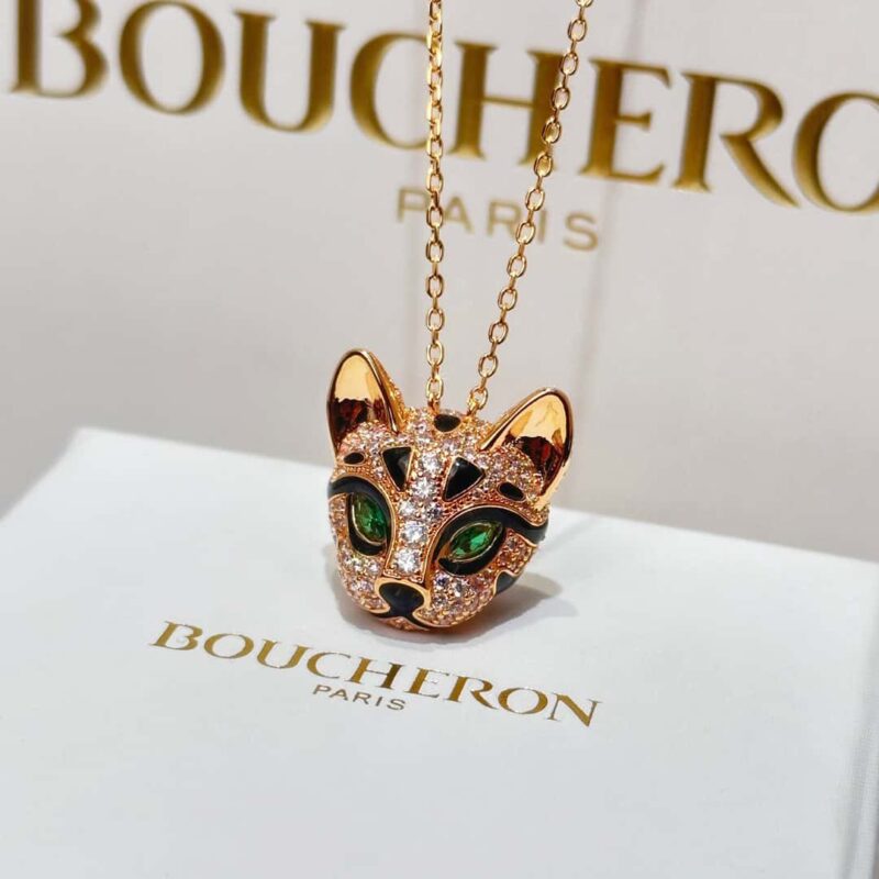 ☀ BOUCHERON/宝诗龙满钻龙猫项链 耳钉 ☀ - Image 10