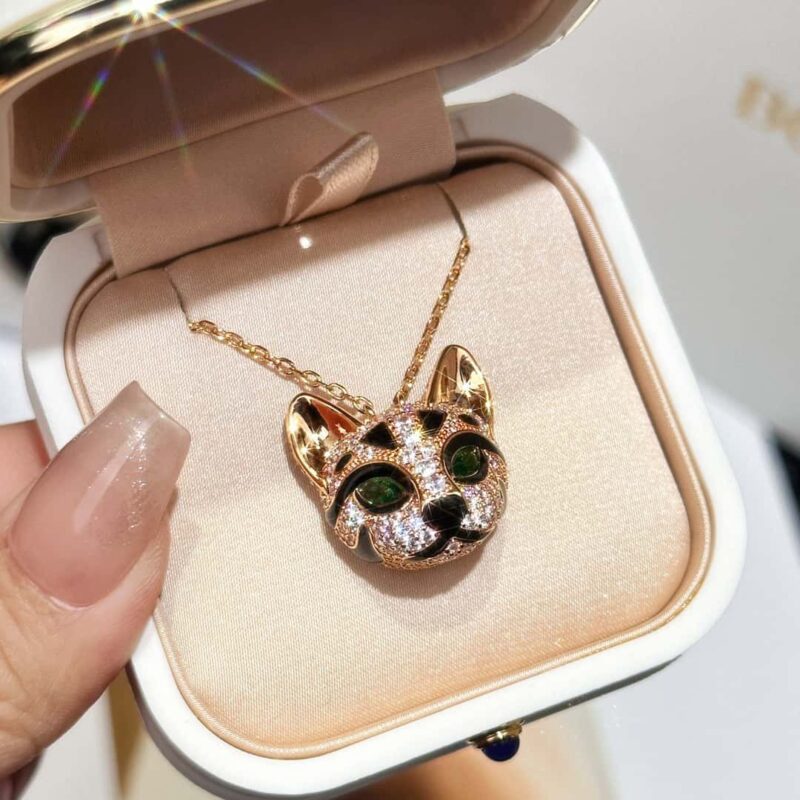 ☀ BOUCHERON/宝诗龙满钻龙猫项链 耳钉 ☀ - Image 14