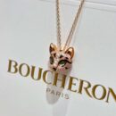 ☀ BOUCHERON/宝诗龙满钻龙猫项链 耳钉 ☀