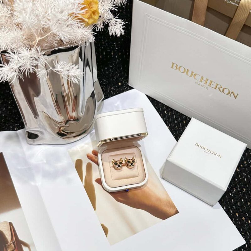 ☀ BOUCHERON/宝诗龙满钻龙猫项链 耳钉 ☀ - Image 20