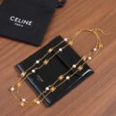 Celine瑟琳双层凯旋门珍珠项链